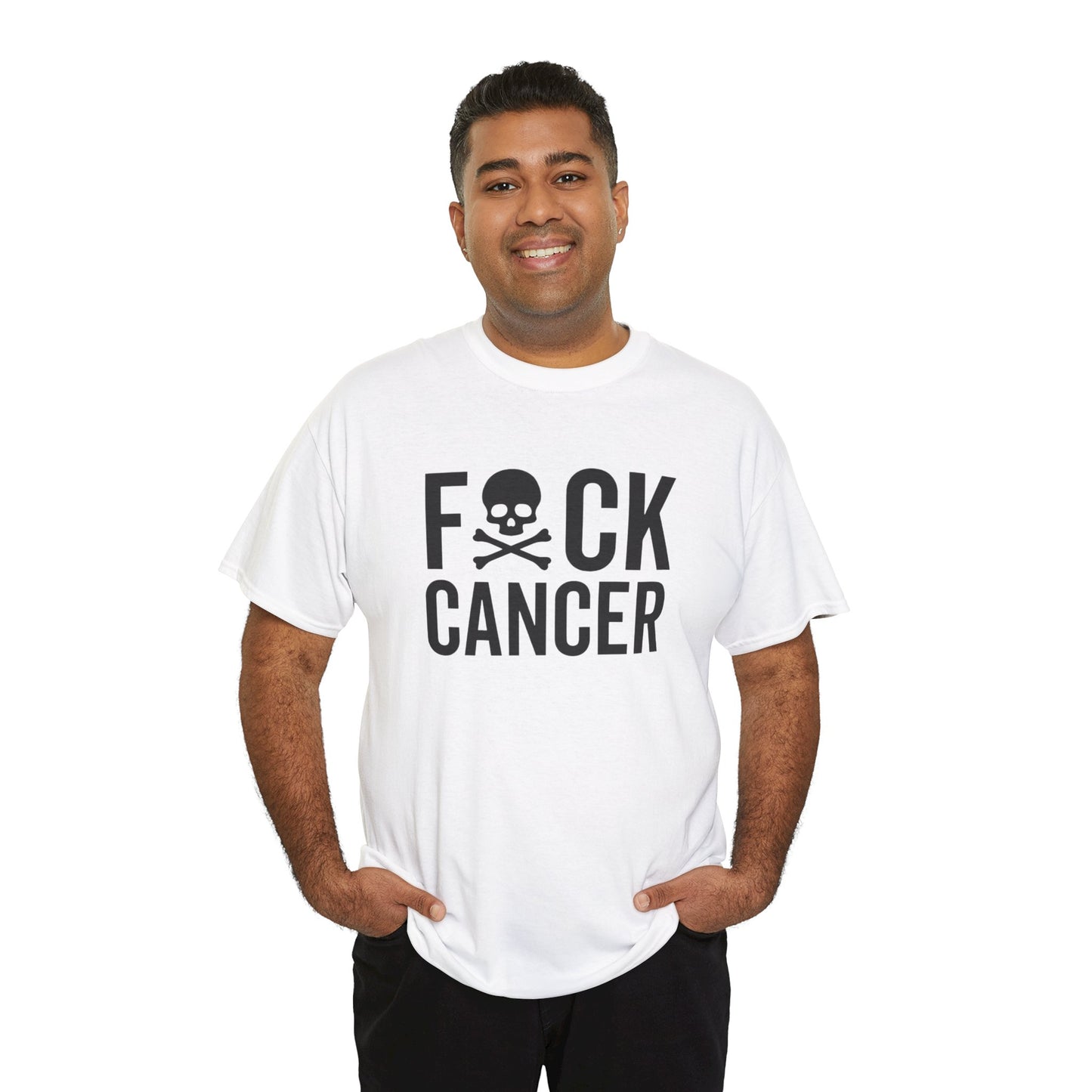 F*ck cancer Unisex Heavy Cotton Tee