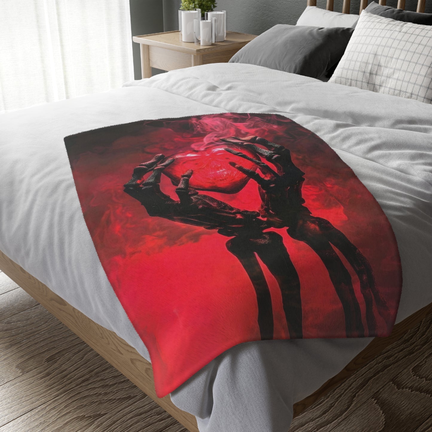 I give you my all Velveteen Microfiber Blanket (Two-sided print)