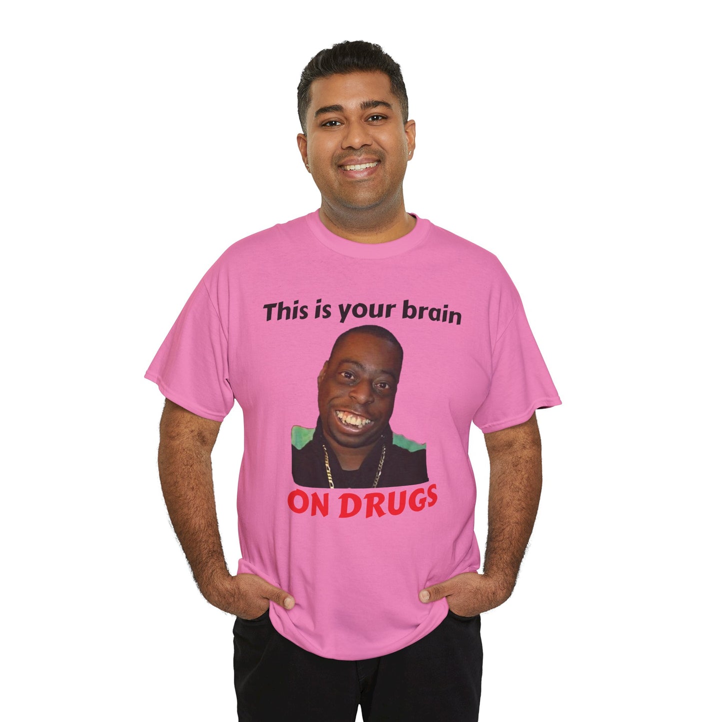 This is your brain on drugs Unisex Heavy Cotton Tee