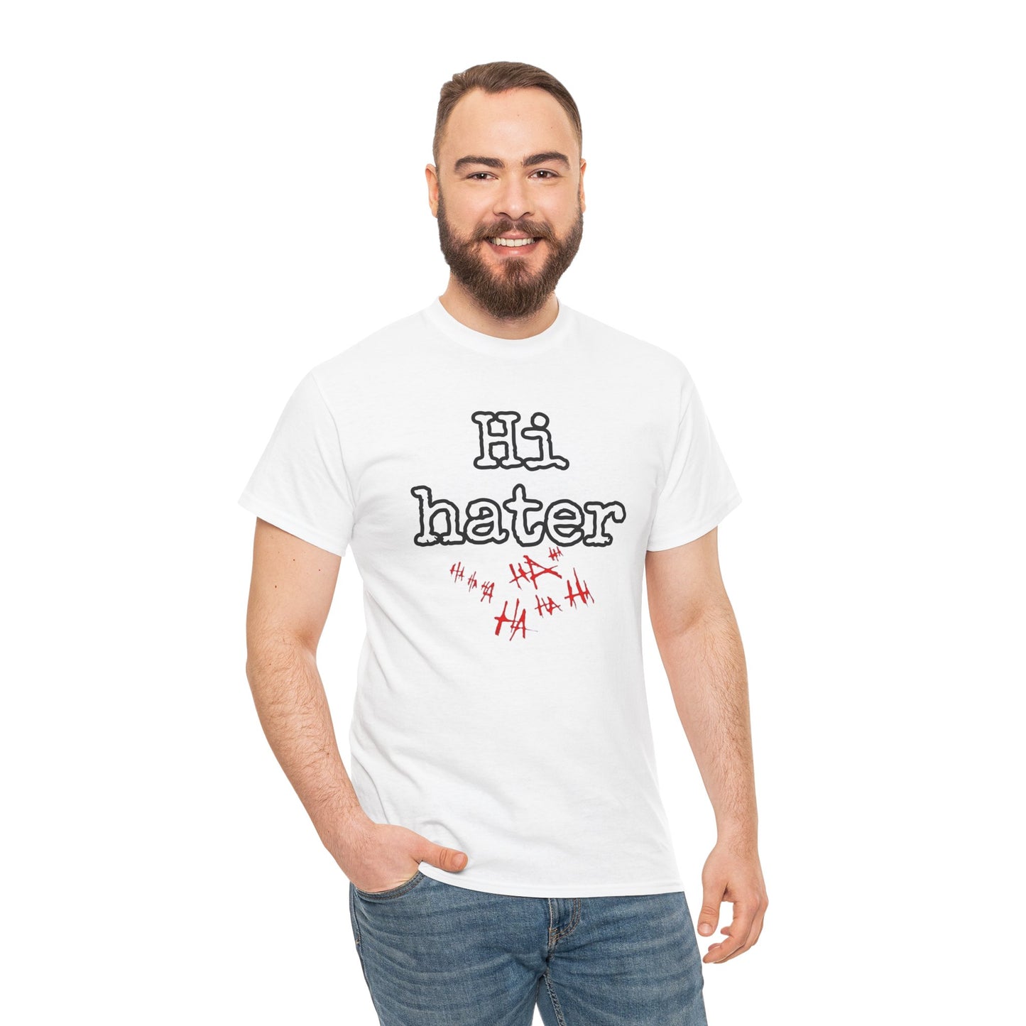 Hi hater Unisex Heavy Cotton Tee