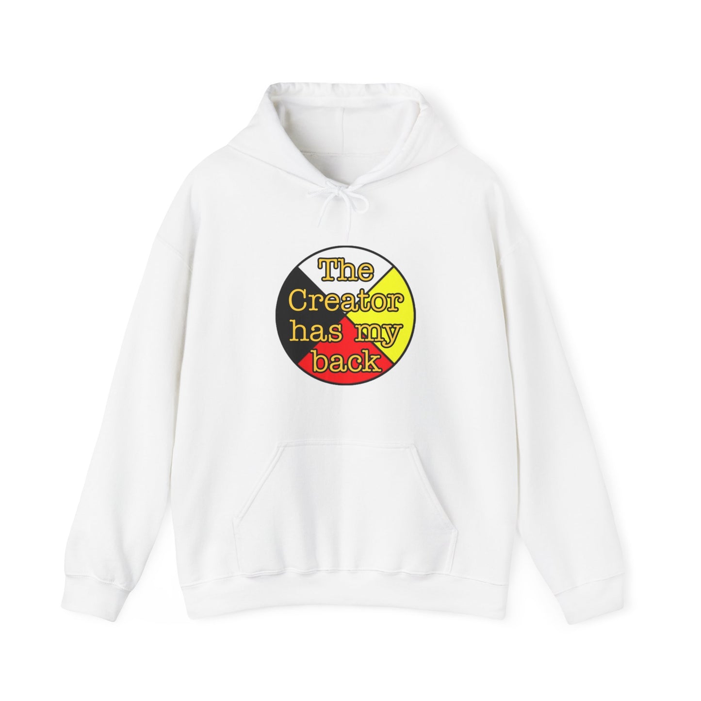 The creator has my back Unisex Heavy Blend™ Hooded Sweatshirt