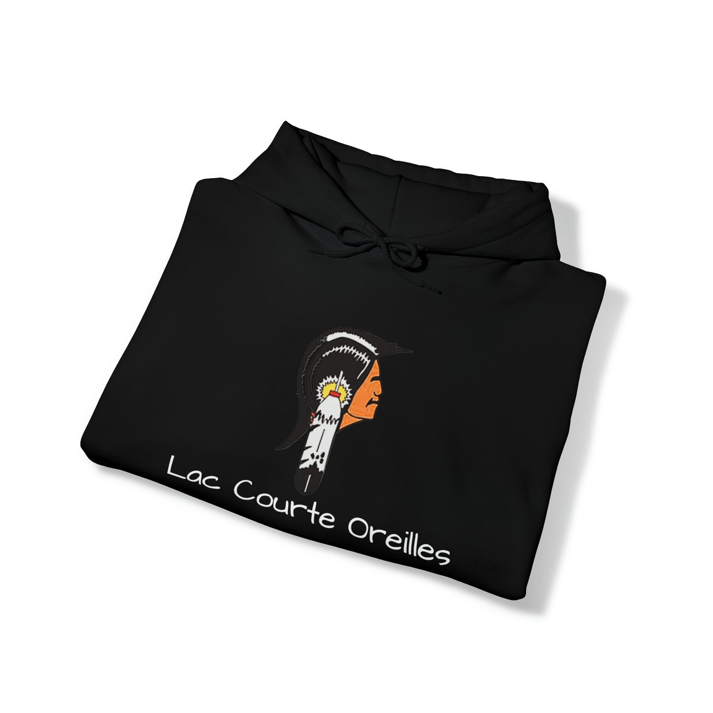 Lac Courte Oreilles logo Hooded Sweatshirt