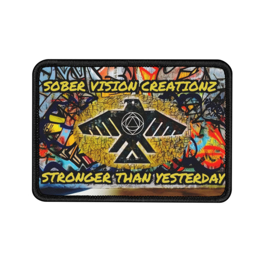 Sober Vision Creationz Iron-On Patches