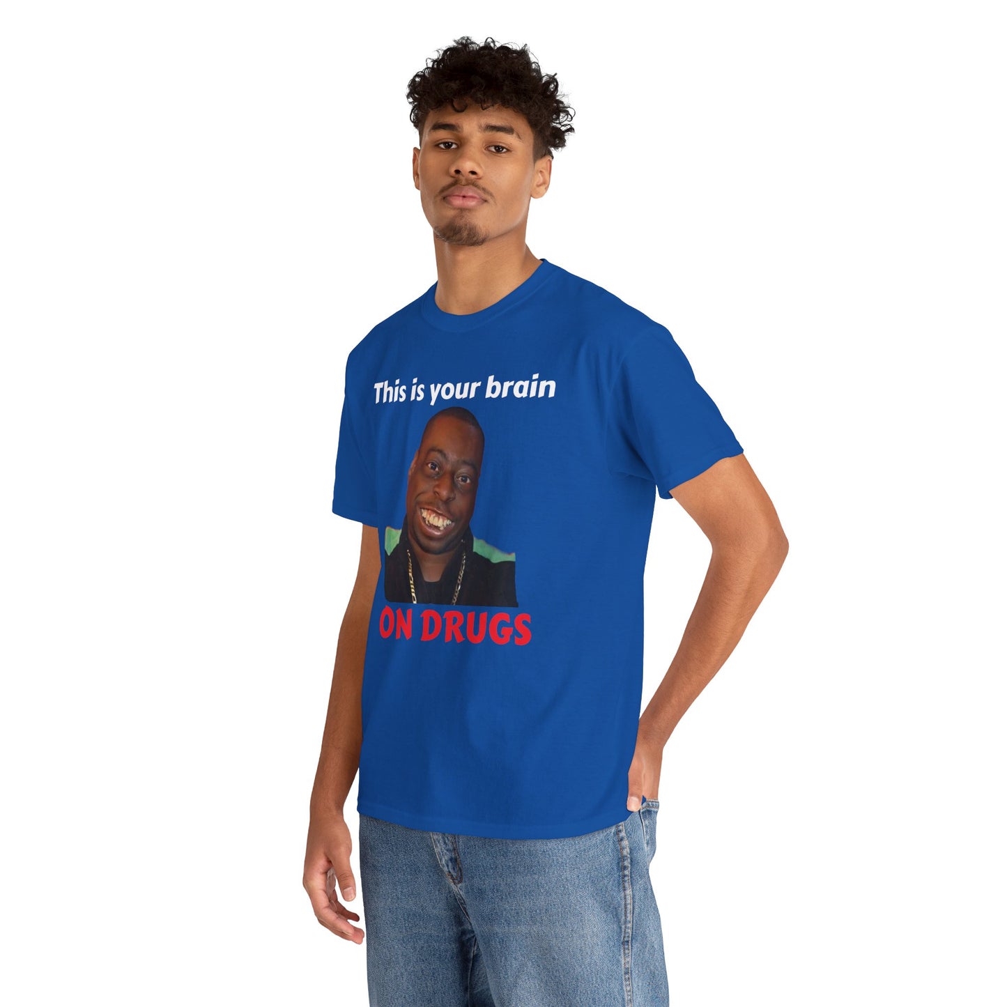 This is your brain on drugs Unisex Heavy Cotton Tee