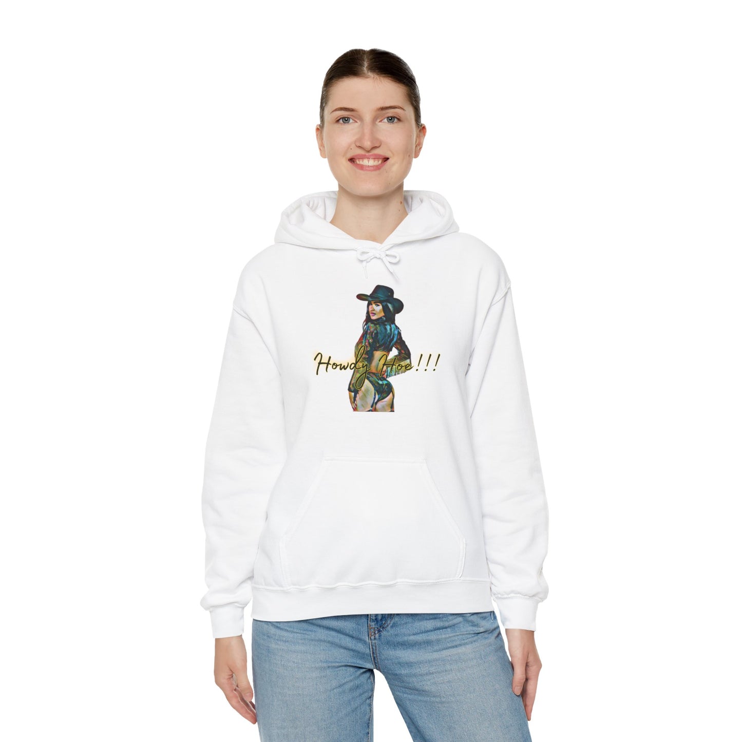 Howdy Hoe!! Unisex Heavy Blend™ Hooded Sweatshirt