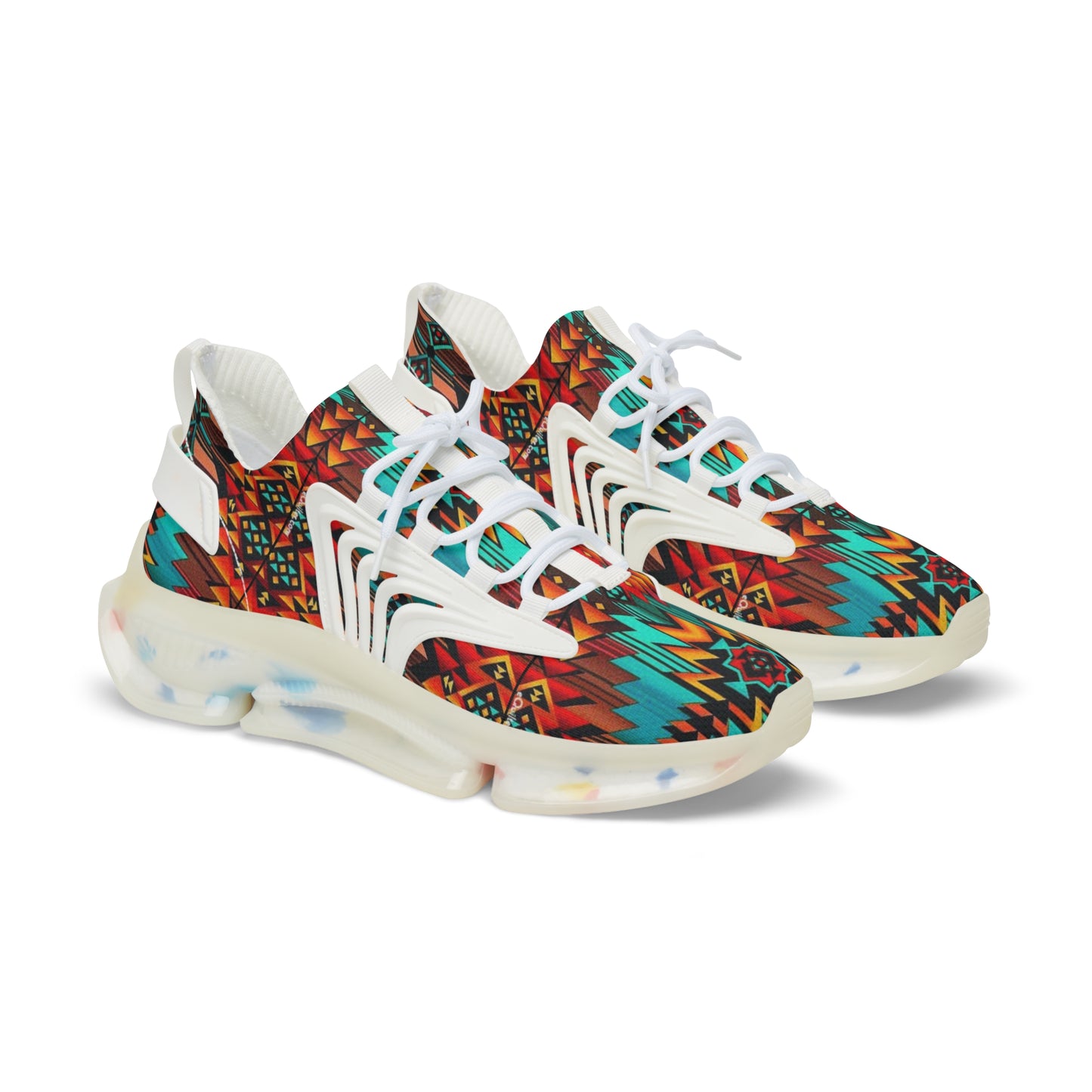 Indigenous print Men's Mesh Sneakers