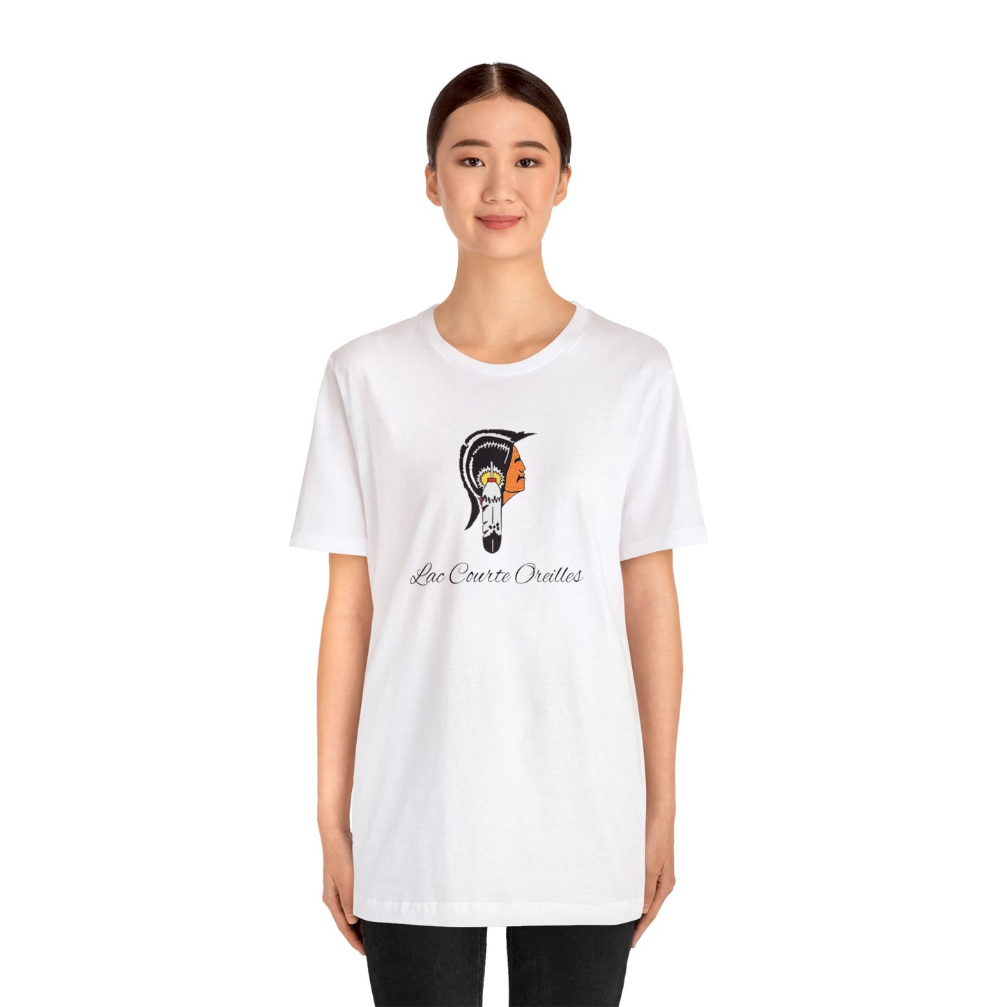 Lac Courte Oreilles logo Short Sleeve Tee