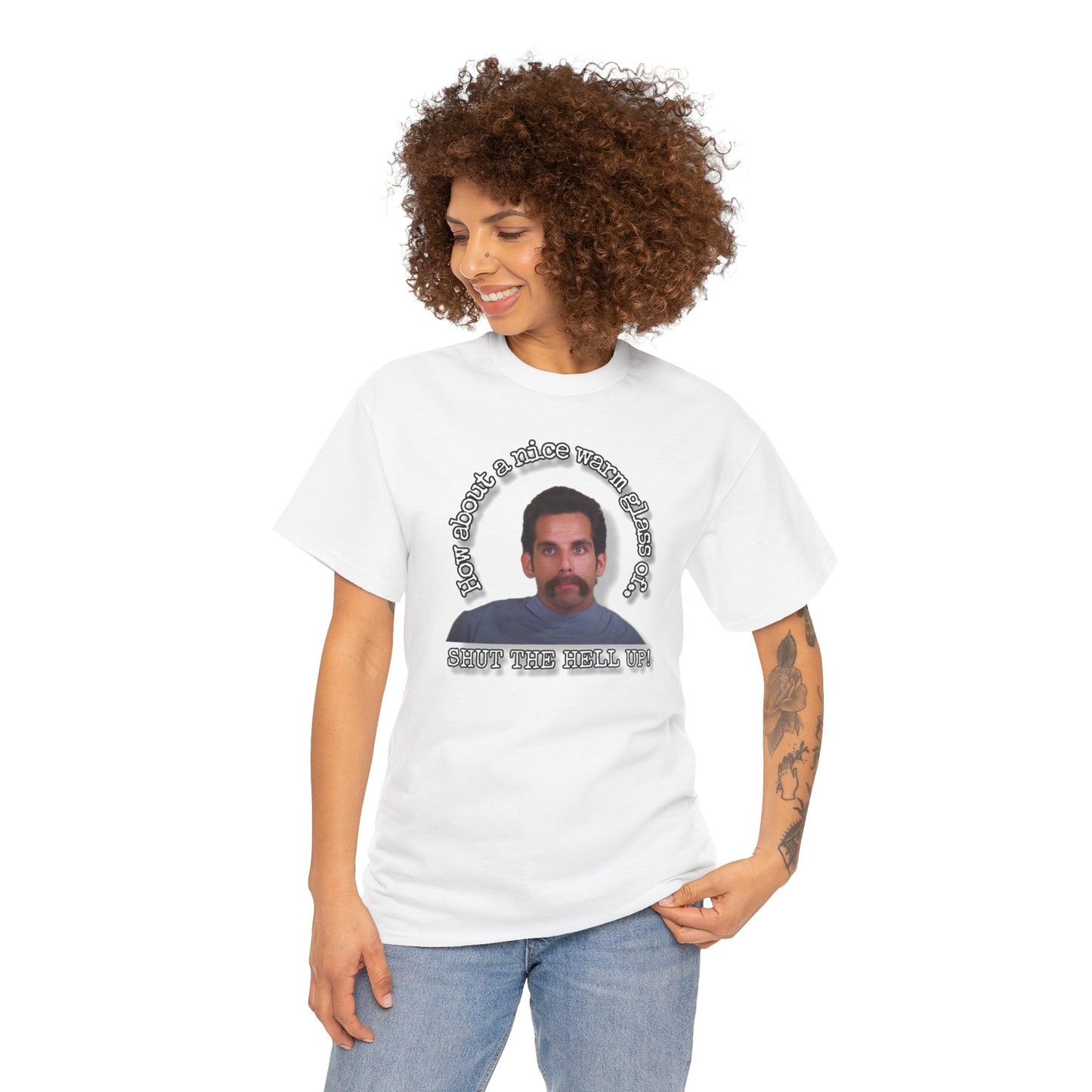 Warm glass of... sthu Unisex Heavy Cotton Tee