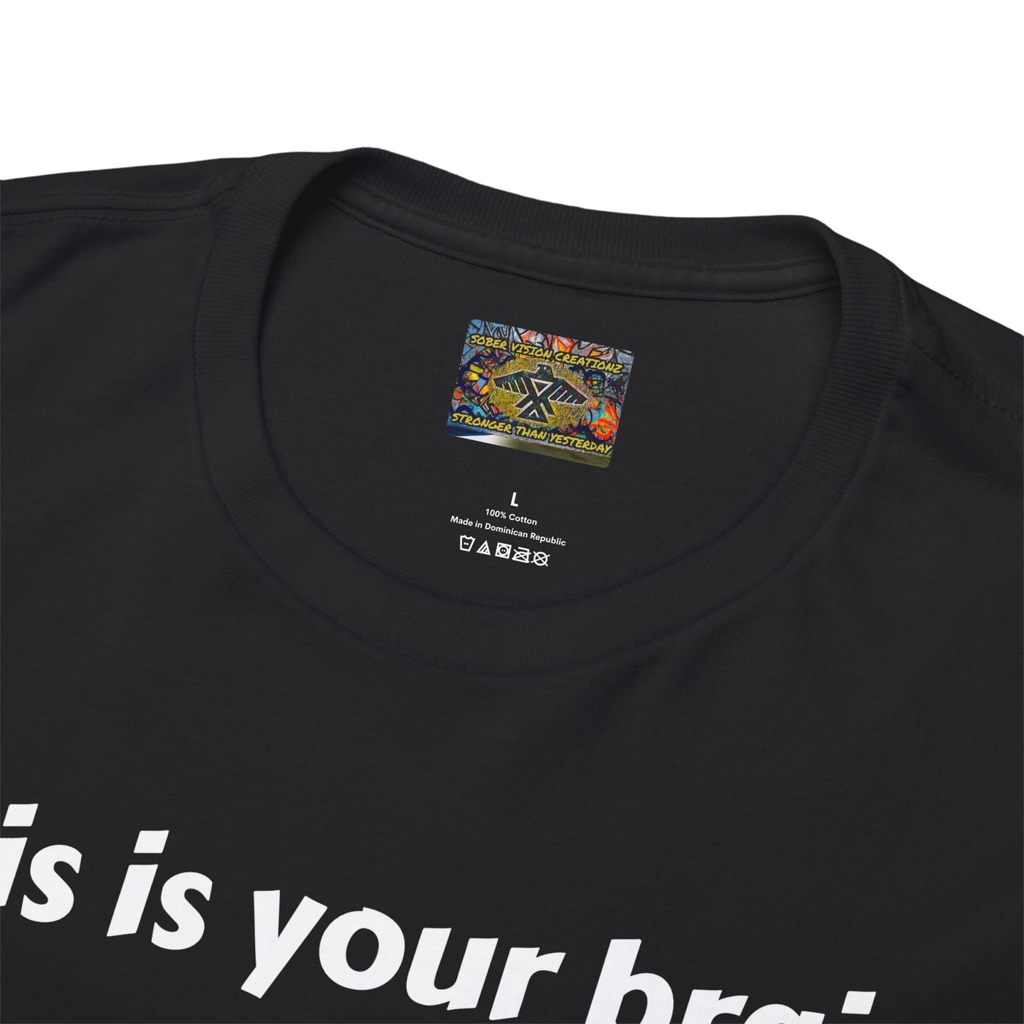 This is your brain on drugs Unisex Heavy Cotton Tee