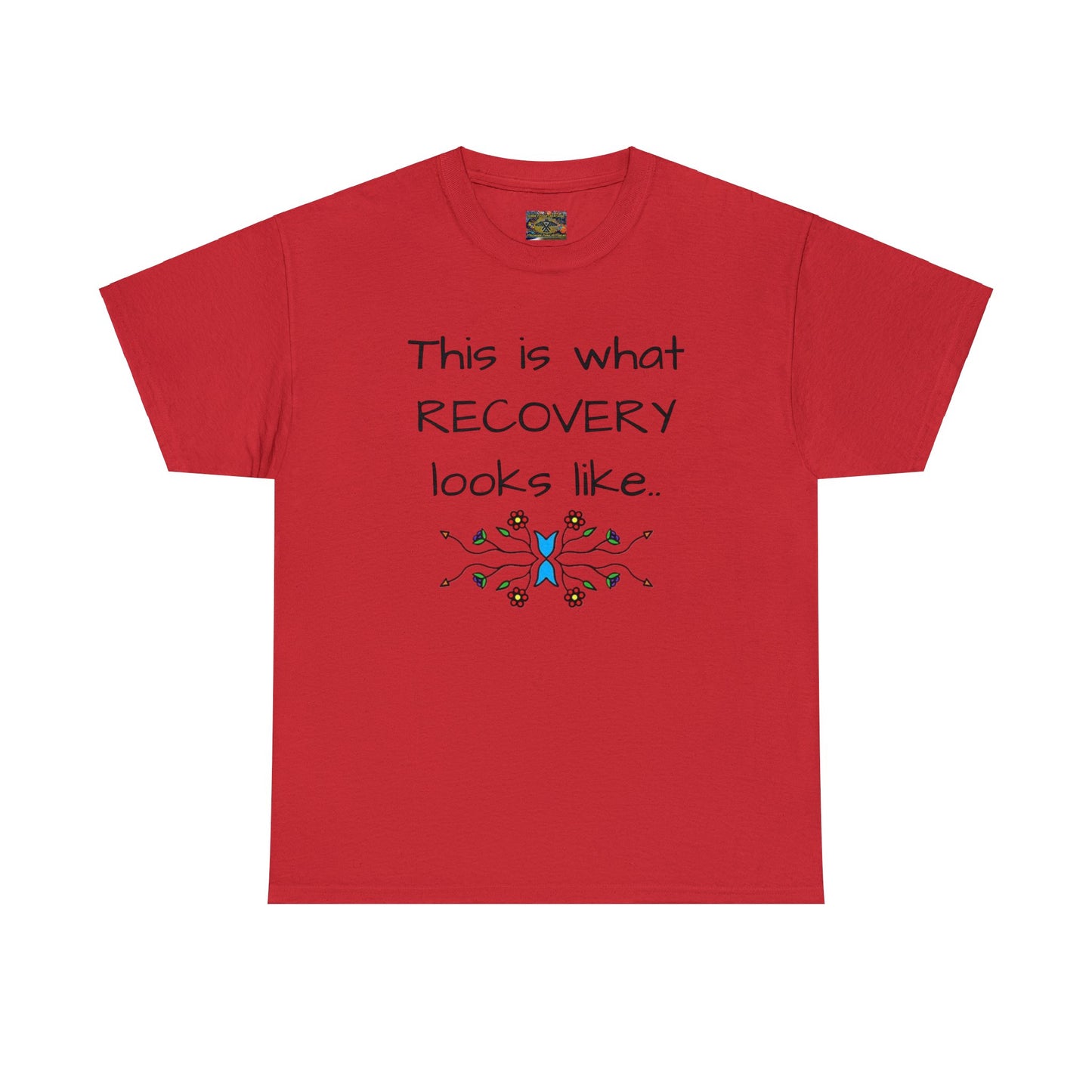 What RECOVERY looks like Unisex Heavy Cotton Tee