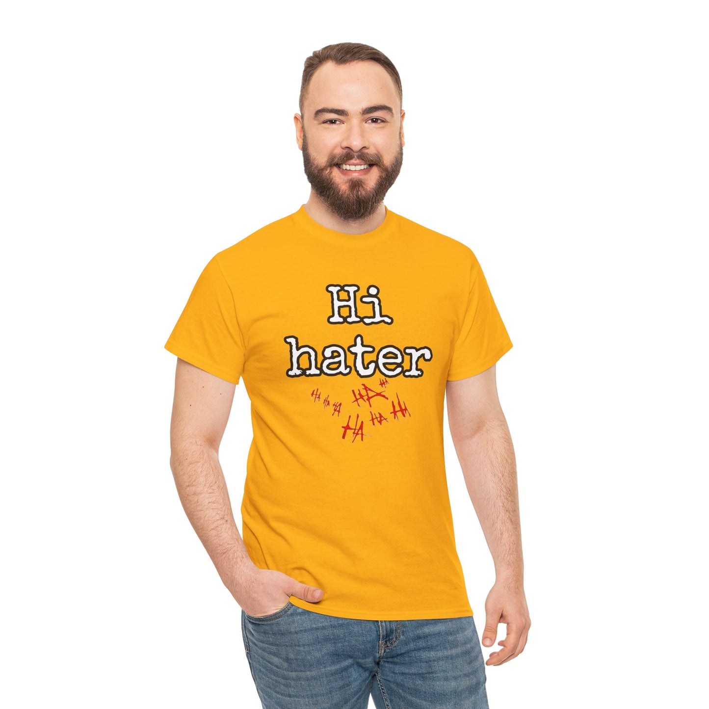 Hi hater Unisex Heavy Cotton Tee