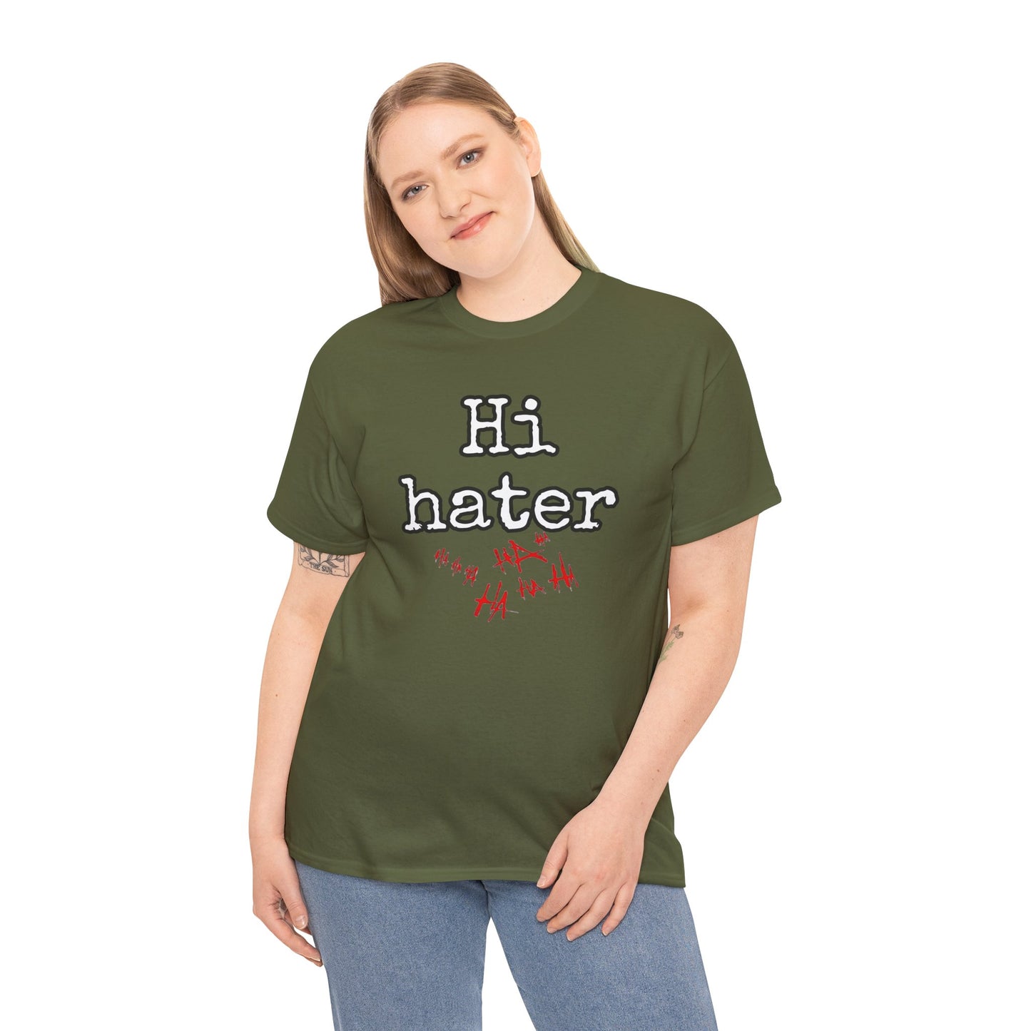 Hi hater Unisex Heavy Cotton Tee