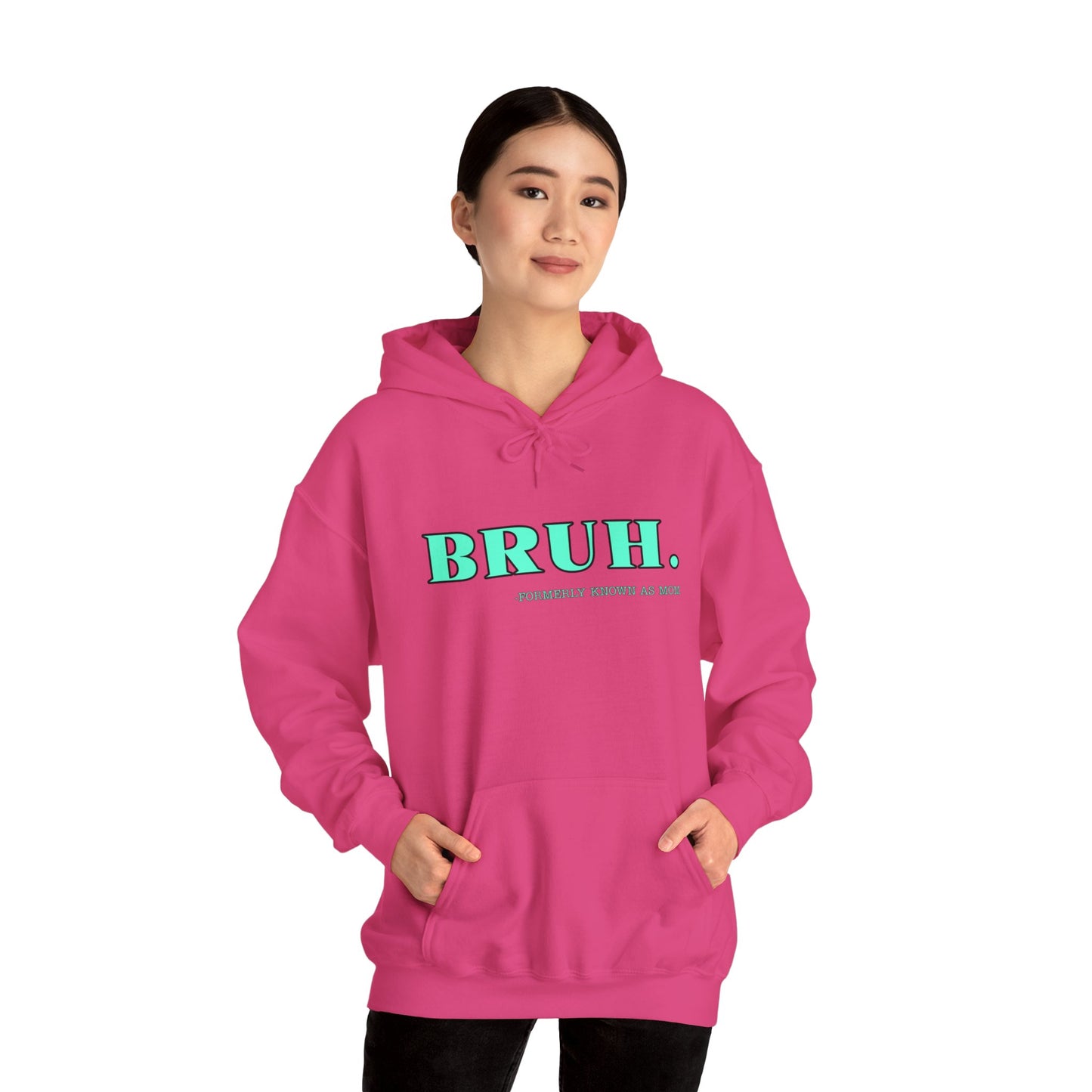 BRUH. Formerly known as mom Unisex Heavy Blend™ Hooded Sweatshirt