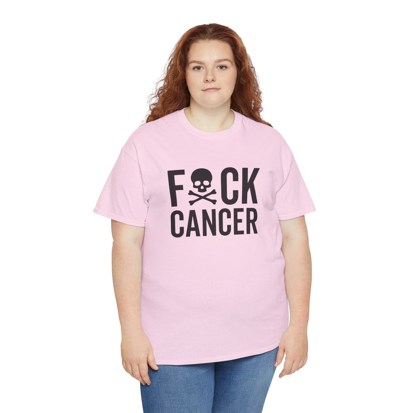 F*ck cancer Unisex Heavy Cotton Tee