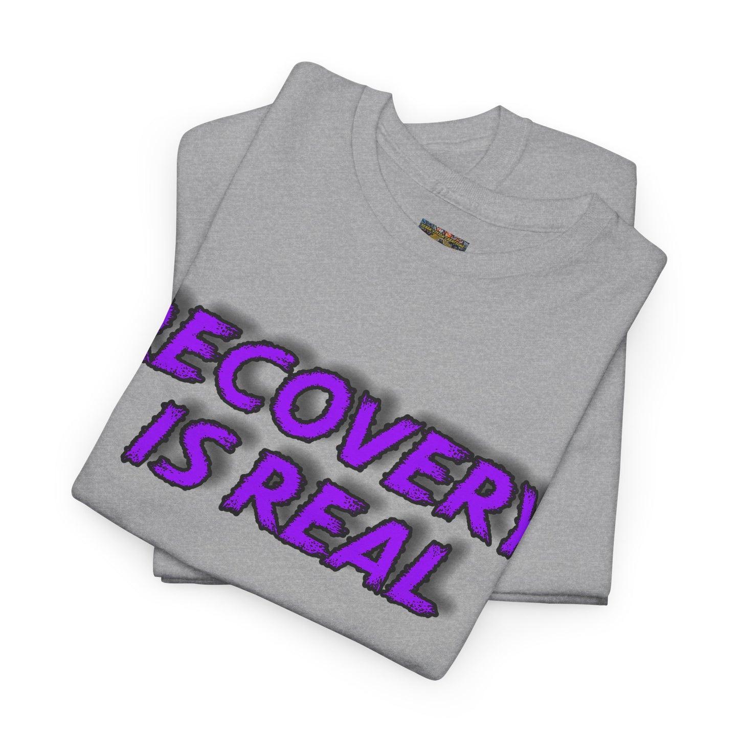 Recovery Is Real Unisex Heavy Cotton Tee