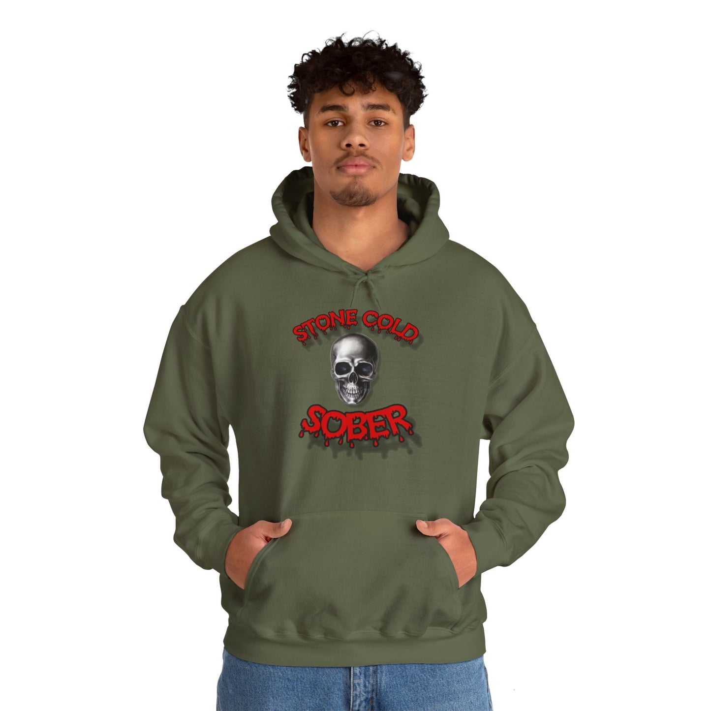 Stone Cold Sober Unisex Heavy Blend™ Hooded Sweatshirt