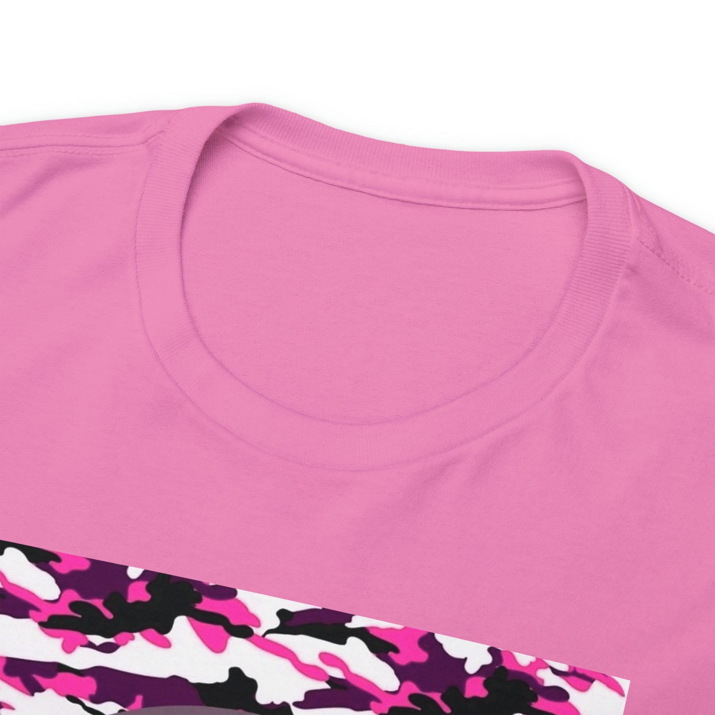 Unisex (Pretty pink camo Recovery Thunderbird) Heavy Cotton Tee