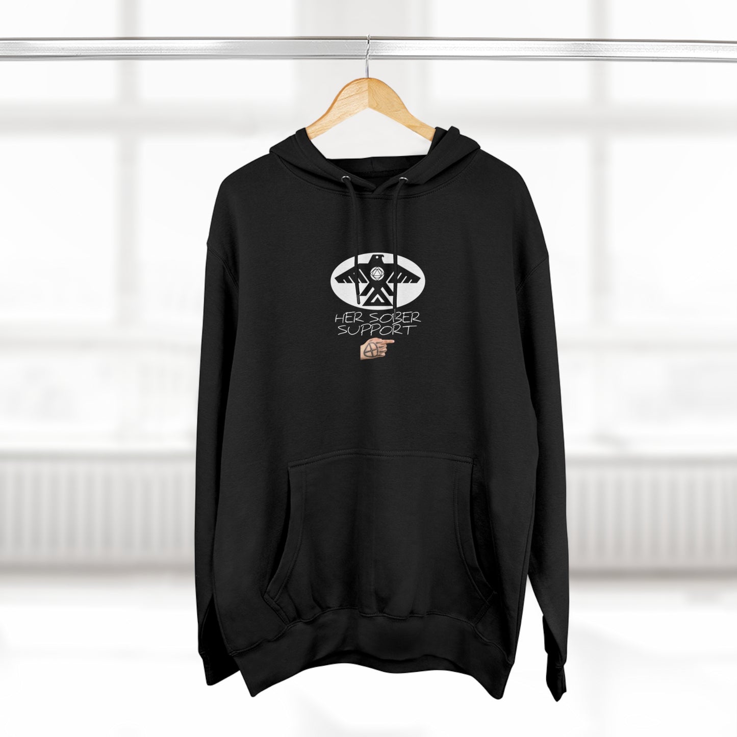 (Her Sober Support) Unisex Premium Pullover Hoodie