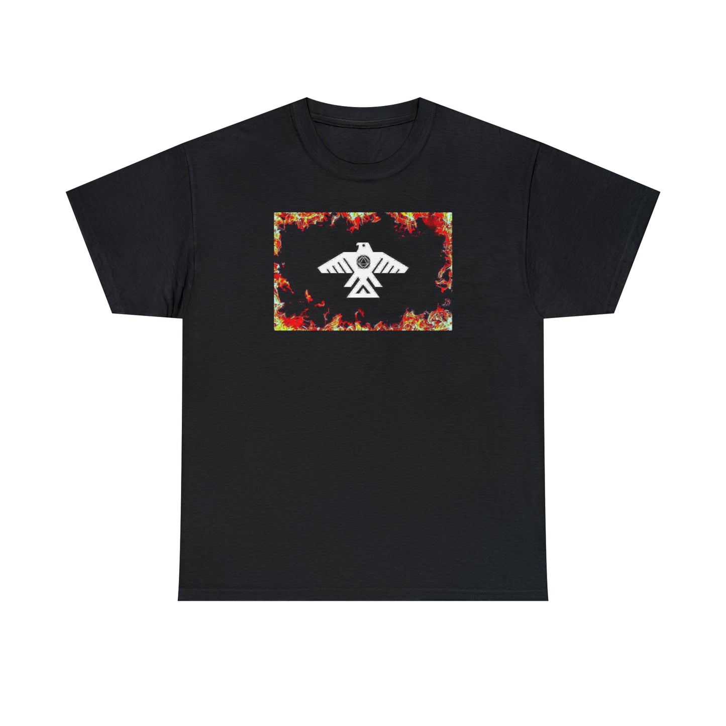 Unisex (Through the flames Recovery Thunderbird) Heavy Cotton Tee