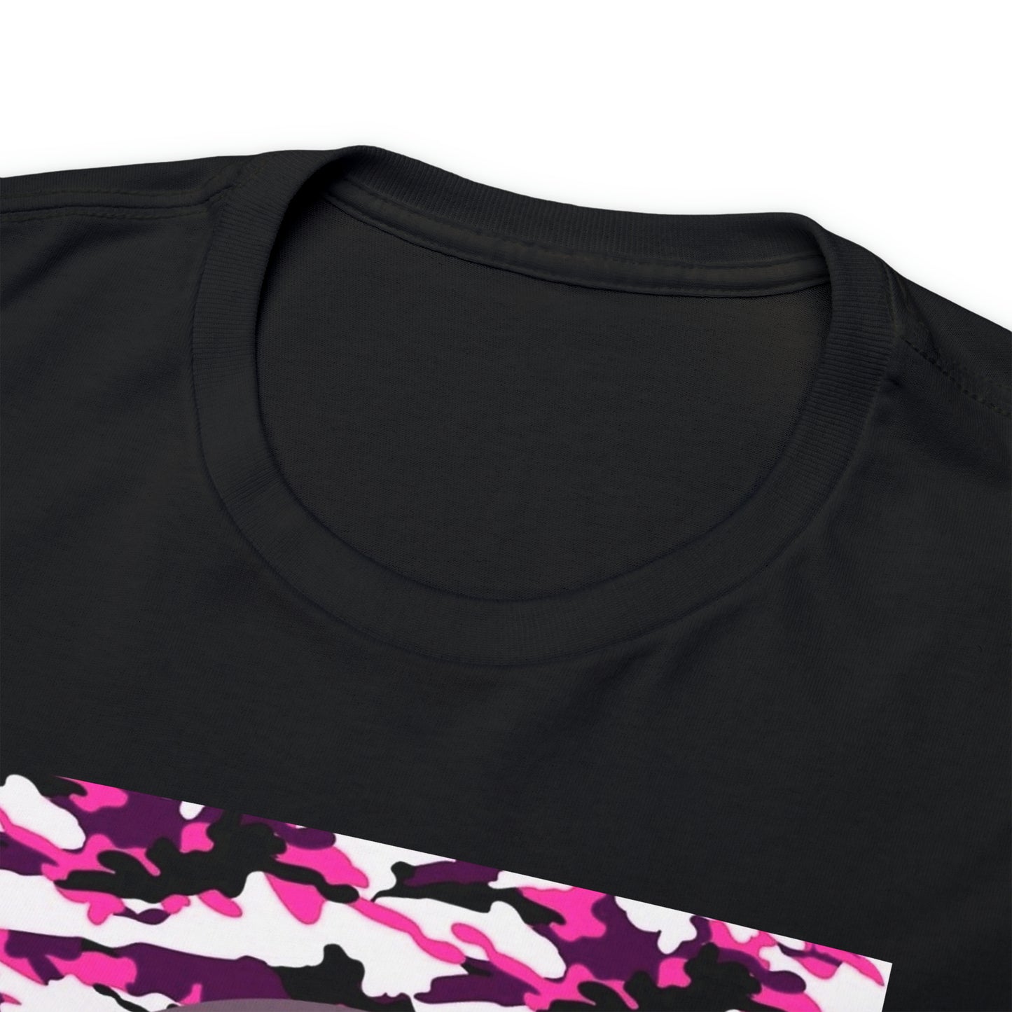 Unisex (Pretty pink camo Recovery Thunderbird) Heavy Cotton Tee