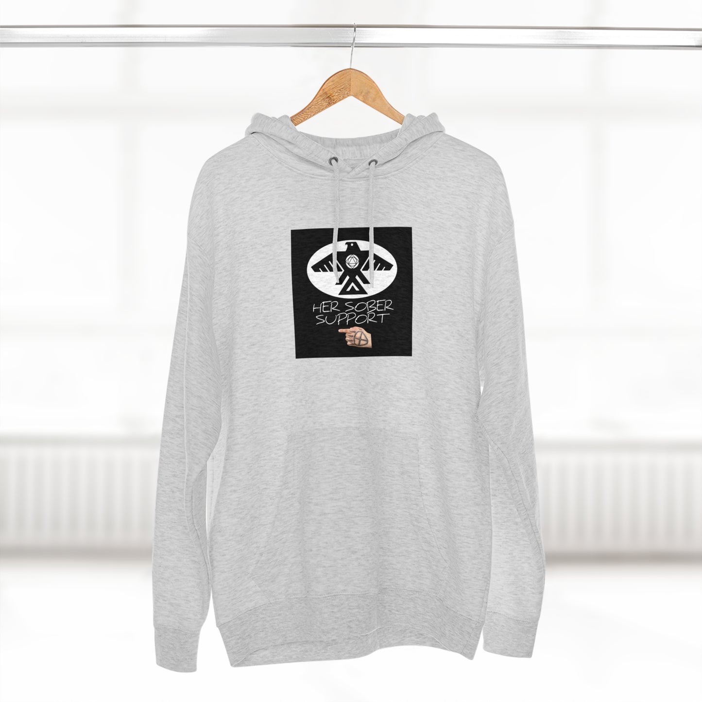 (Her Sober Support) Unisex Premium Pullover Hoodie