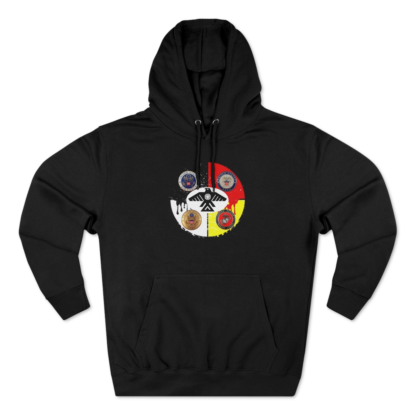 (For The Vets Recovery Thunderbird) Unisex Premium Pullover Hoodie