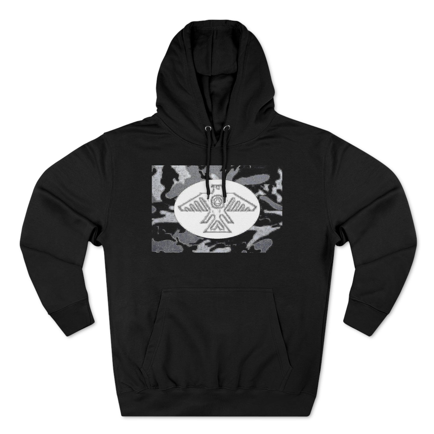 (Camouflage Recovery Thunderbird) Unisex Premium Pullover Hoodie