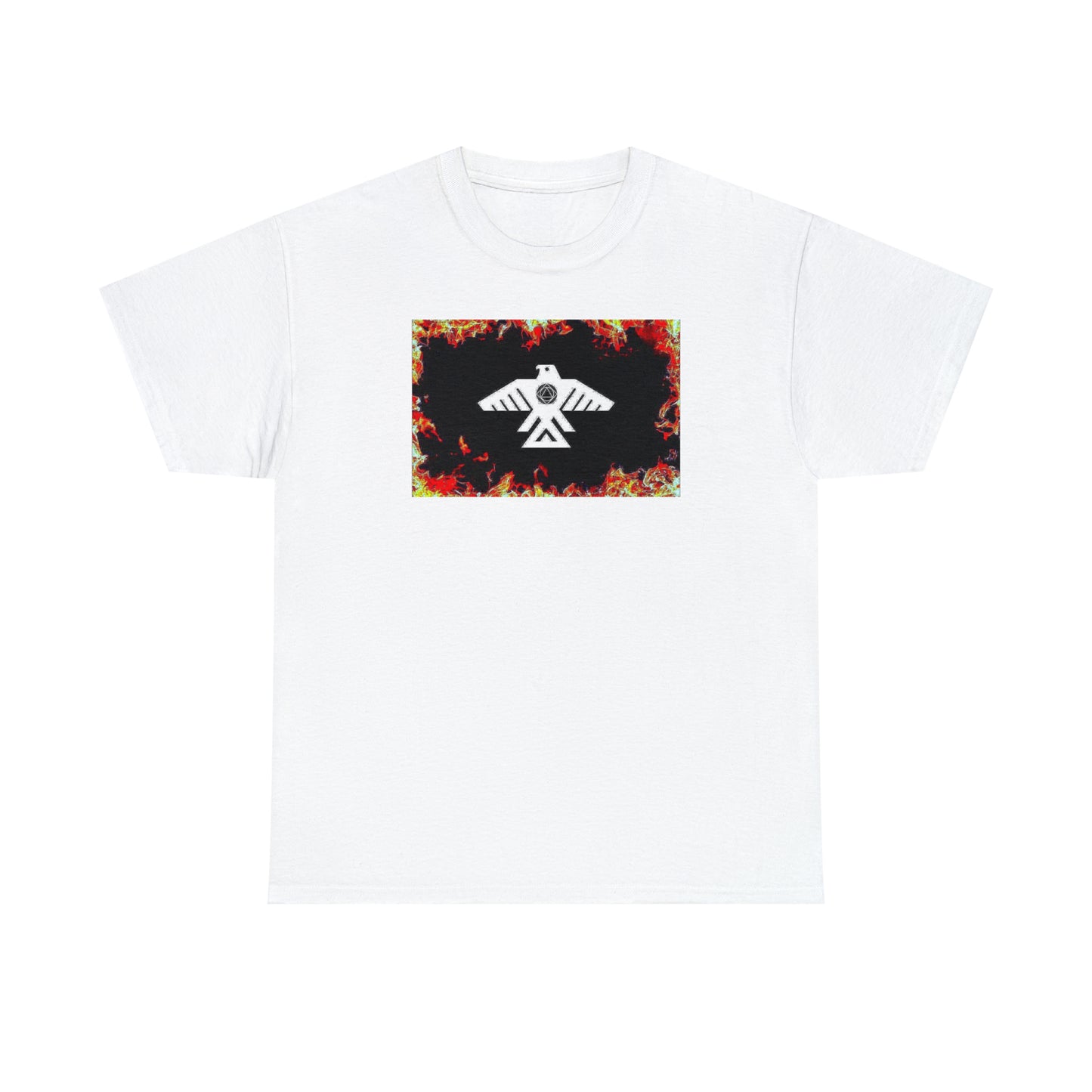 Unisex (Through the flames Recovery Thunderbird) Heavy Cotton Tee