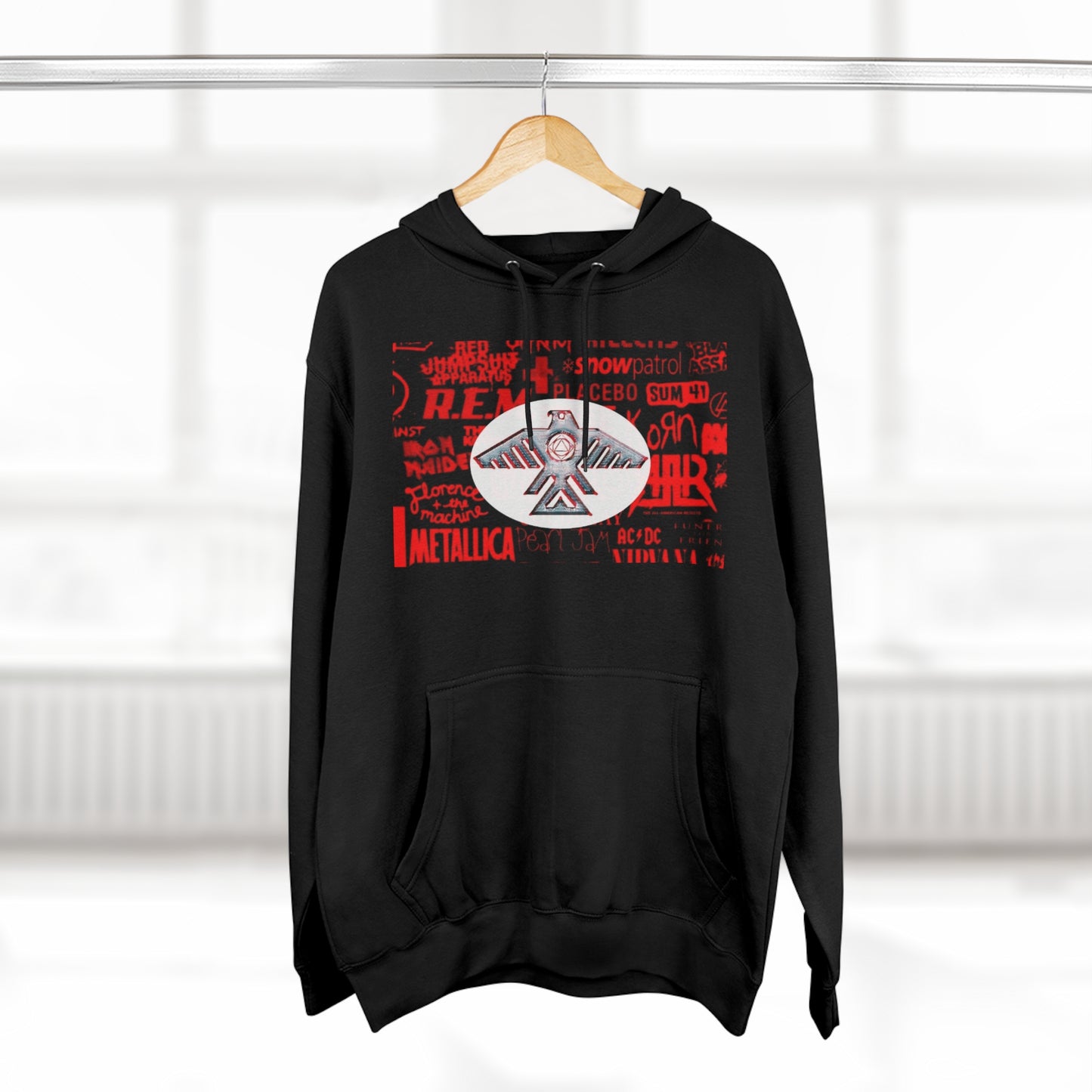 (Rock-N-Roll Recovery Thunderbird) Unisex Premium Pullover Hoodie