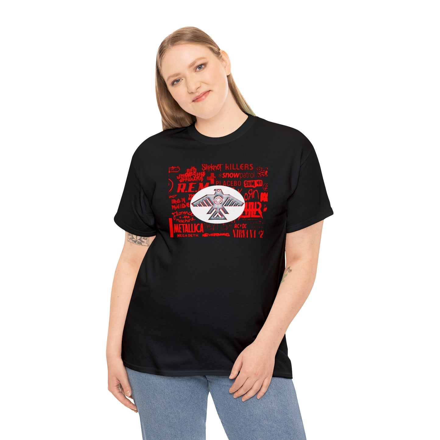 Unisex (Rock N Roll Recovery Thunderbird) Heavy Cotton Tee