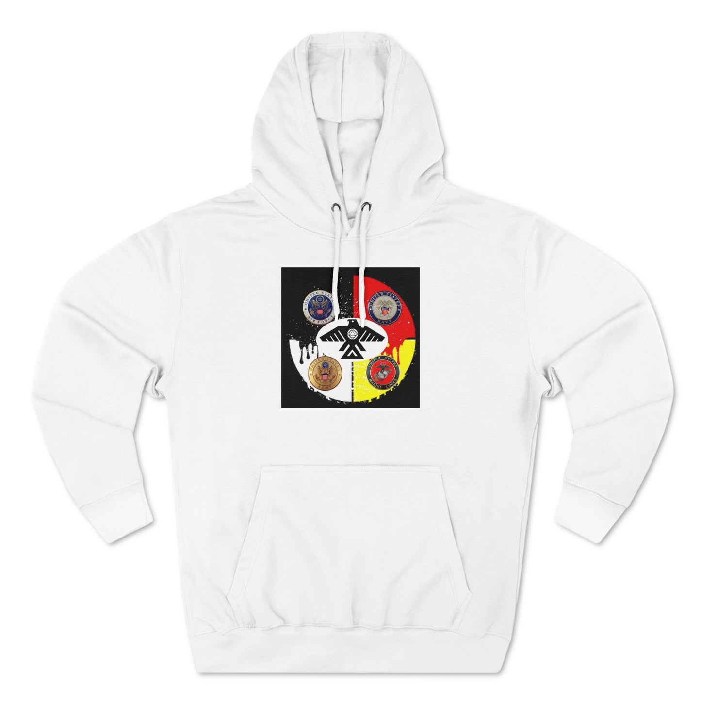 (For The Vets Recovery Thunderbird) Unisex Premium Pullover Hoodie