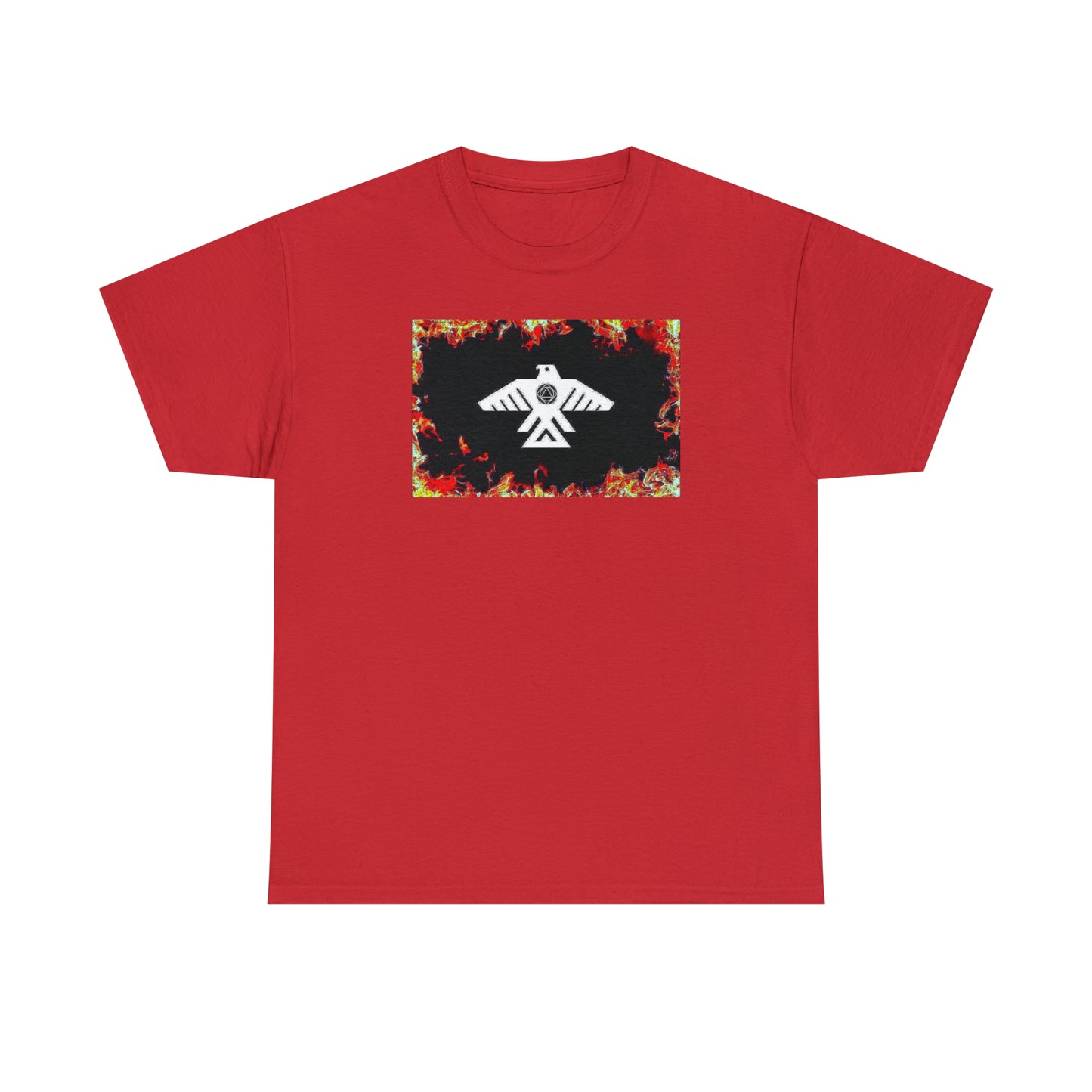 Unisex (Through the flames Recovery Thunderbird) Heavy Cotton Tee