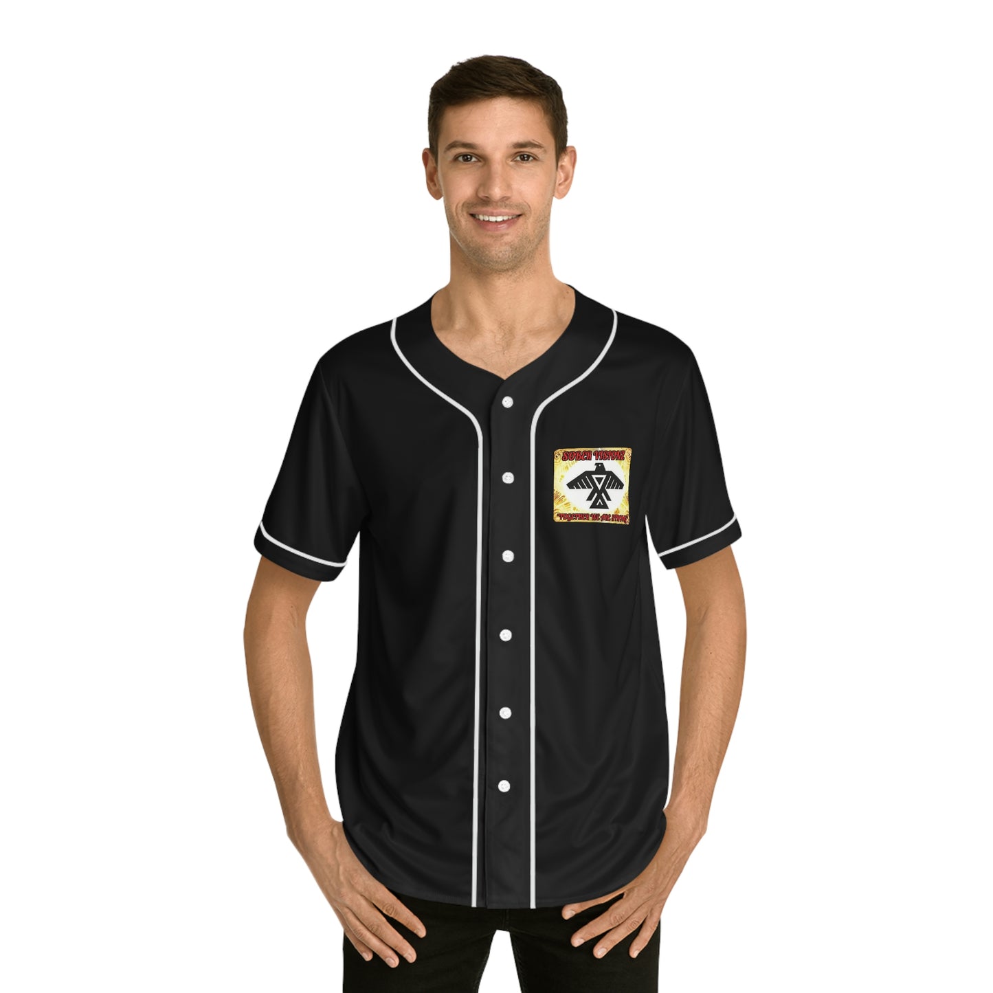 Men's Sober Visionz Baseball Jersey (AOP)