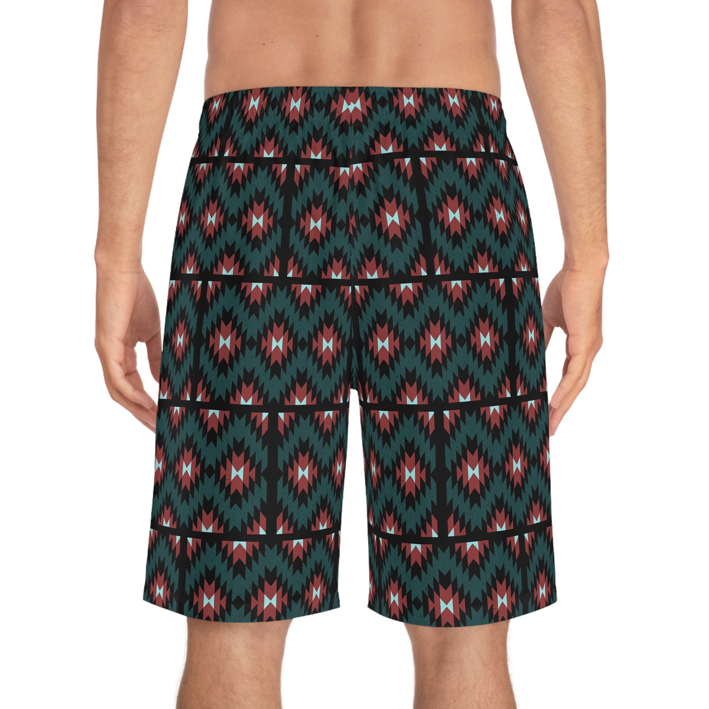 Men's Indigenous print Board Shorts