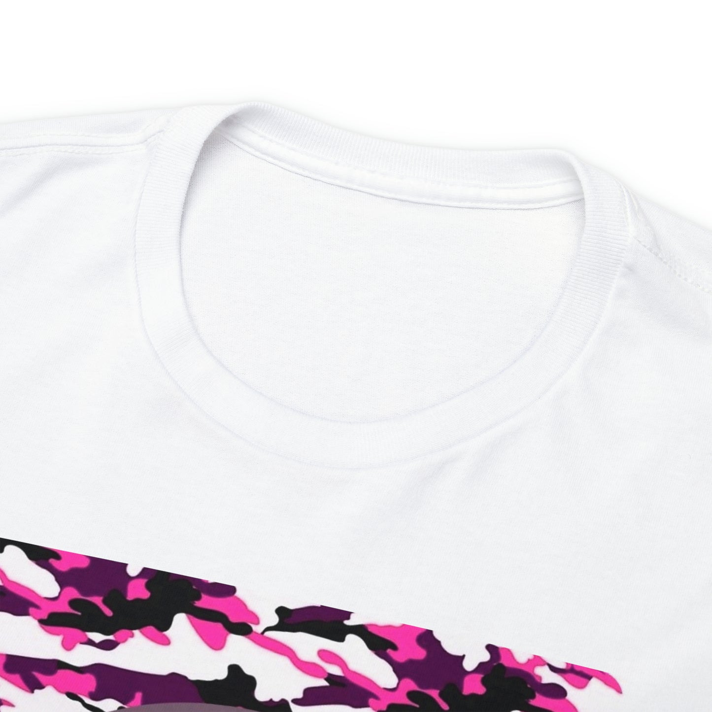 Unisex (Pretty pink camo Recovery Thunderbird) Heavy Cotton Tee