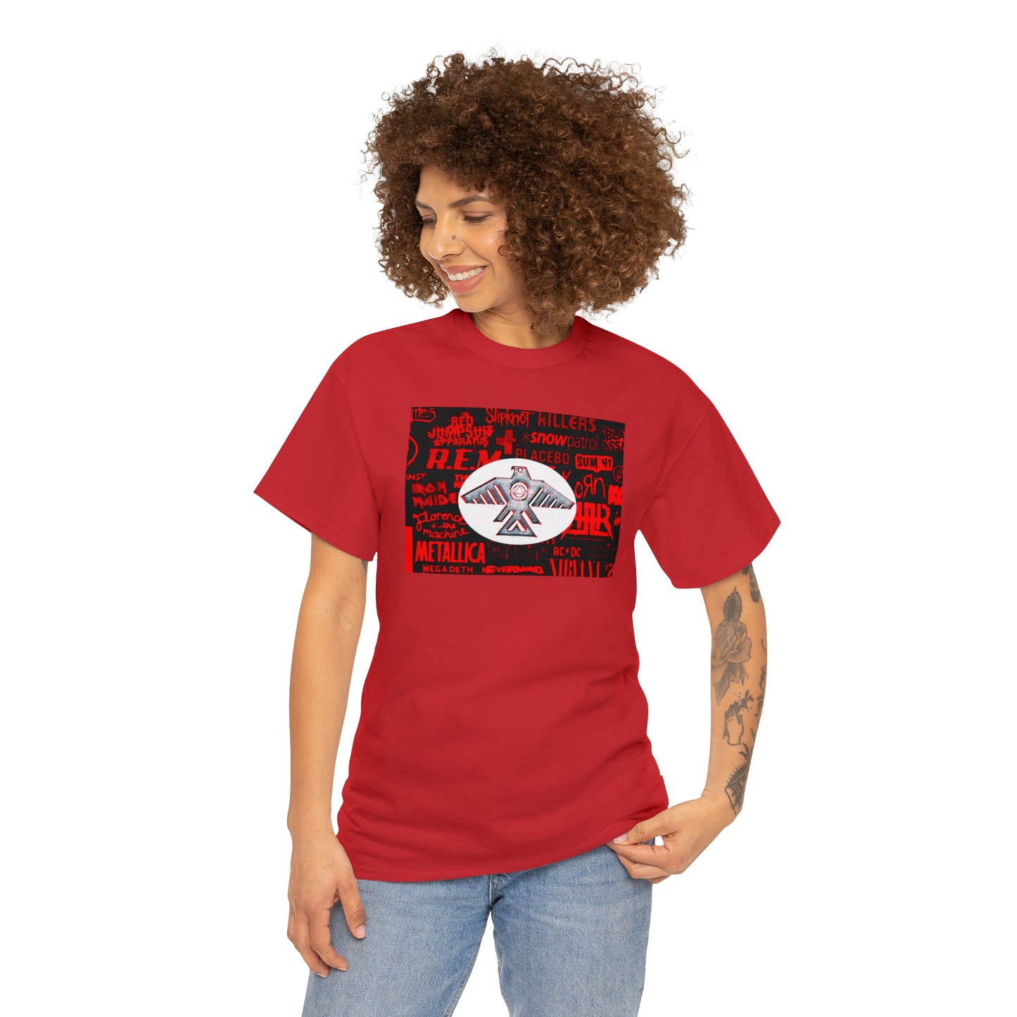 Unisex (Rock N Roll Recovery Thunderbird) Heavy Cotton Tee