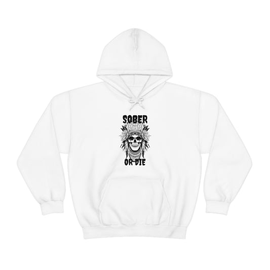 Unisex (Sober or Die Ndn head) Heavy Blend™ Hooded Sweatshirt